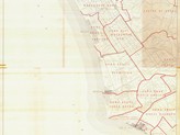 1960 ca. Istituto Cartografico Italiano. Mappa toponomastica di Fiumicino e Ostia